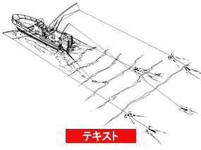 テキストP.2 曳釣りとトローリングの違い
