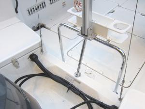 P.86 マイボートスパンカー艤装の実際　マスト架台編