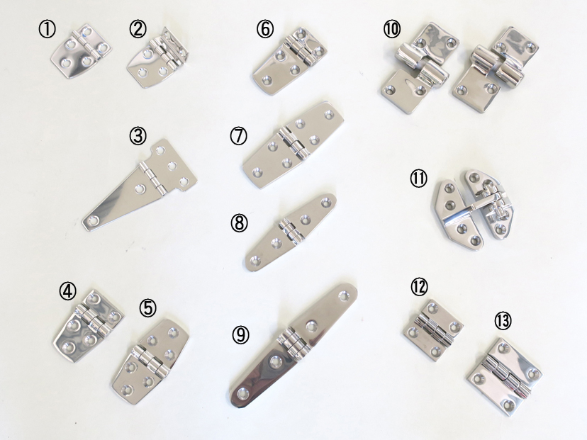 ヒンジ （1）〜（13）
