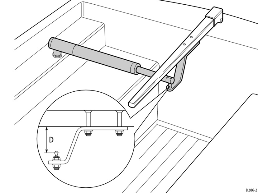 ヨットティラー用オプション品　テイラーブラケット